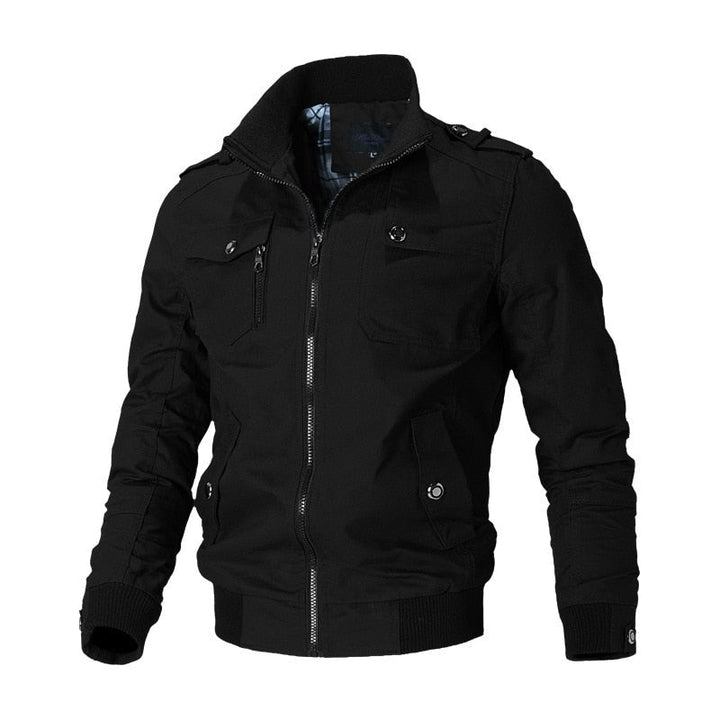 Oliver | Herren Winter Militär Reißverschlussjacke