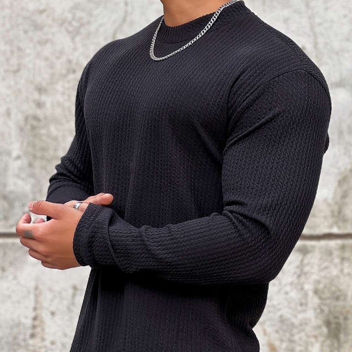 Anton | Herren Slim Fit Strukturstrickpullover - Elle Zürich