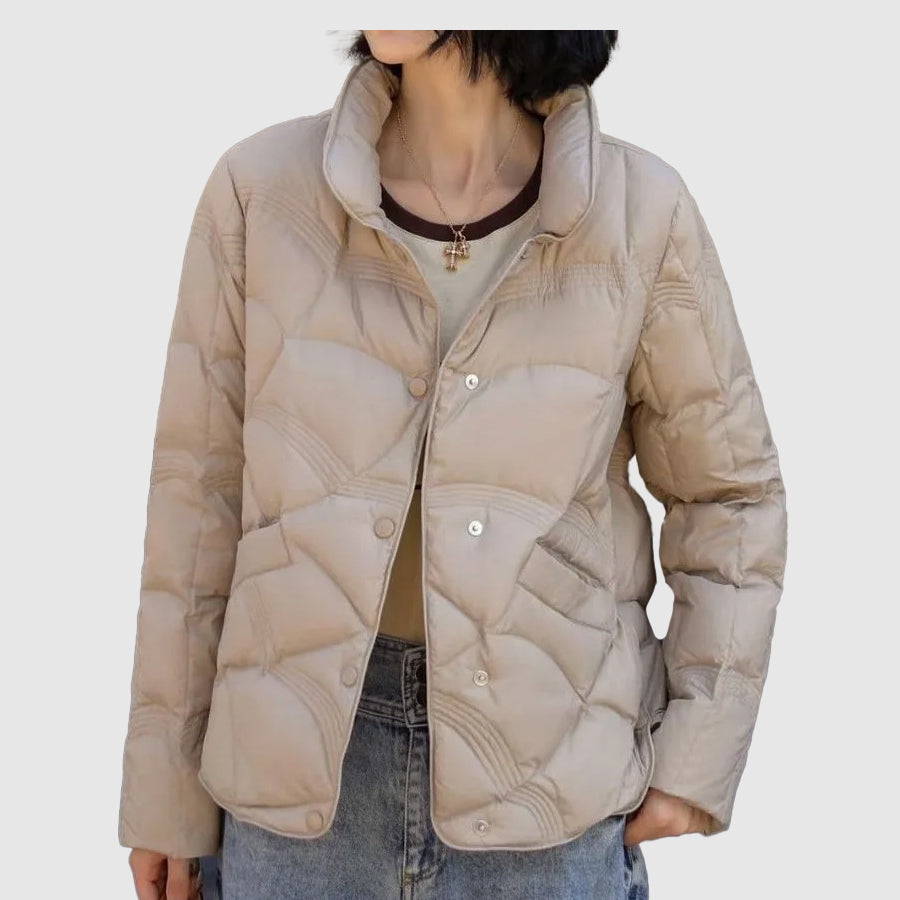 Emma | Damen Winter-Steppjacke mit Druckknöpfen - Elle Zürich