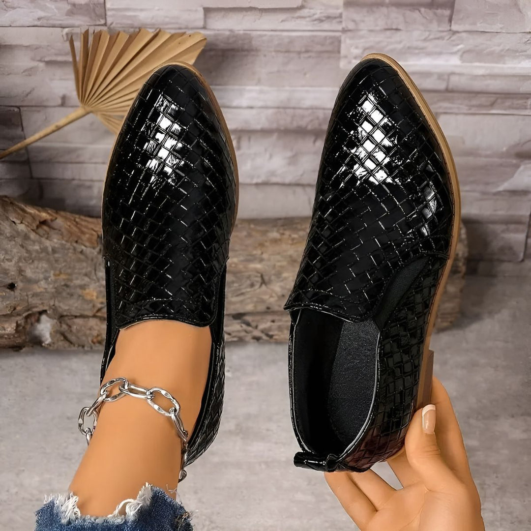 Alexia | Damen Bequeme Slip-On Schuhe mit Absatz