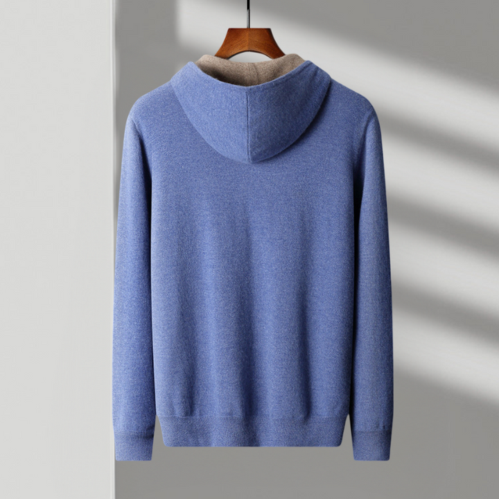 Wilfried | Herren Winter Hoodie mit durchgehendem Reißverschluss und warmem Futter - Elle Zürich