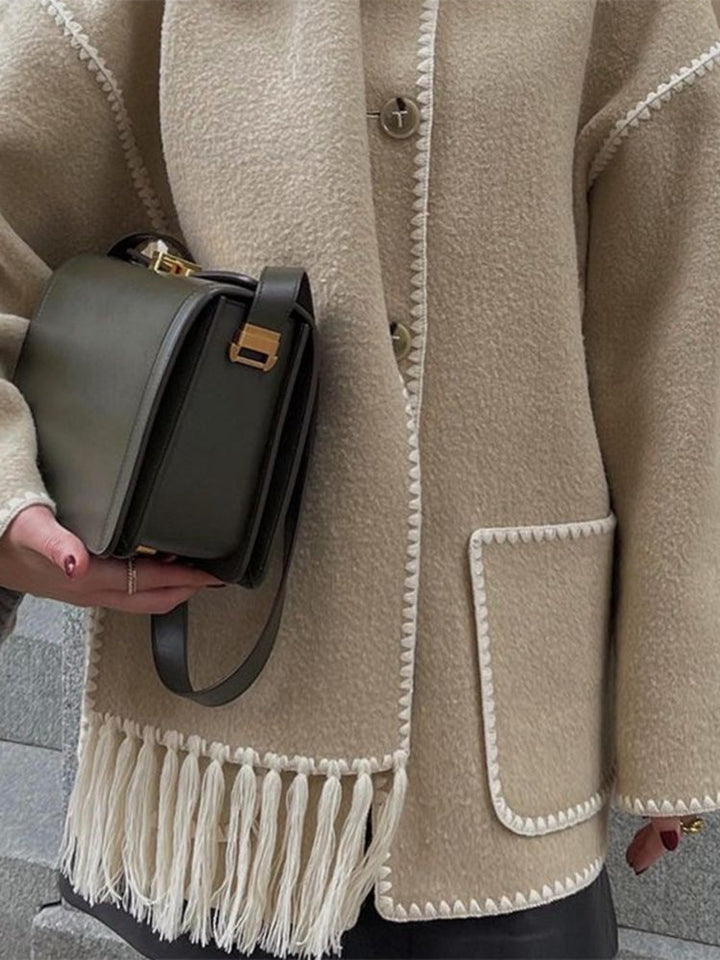 Victoria | Damen Gemütlicher Winter Oversized Mantel - Elle Zürich