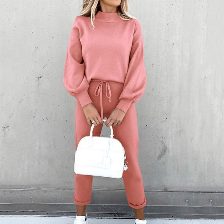 Julia | Damen Trainingsanzug Set Oversized Pullover & Slim Joggerhose - Elle Zürich