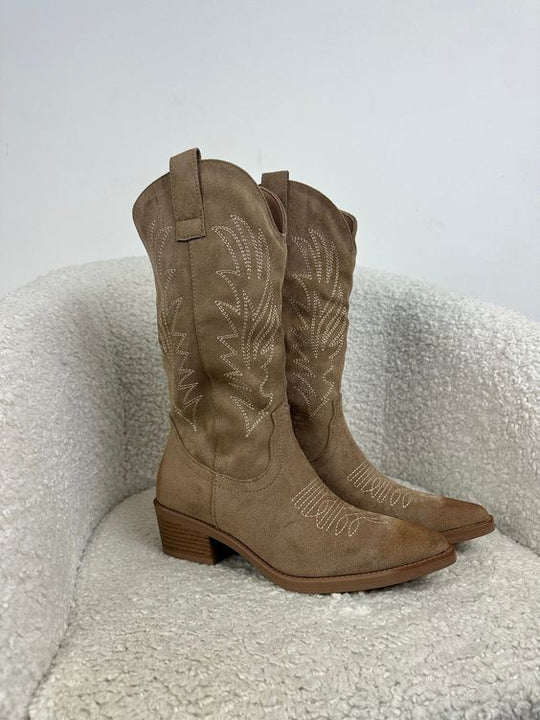 Karin  | Klassische Lederstiefel für Damen - Elle Zürich