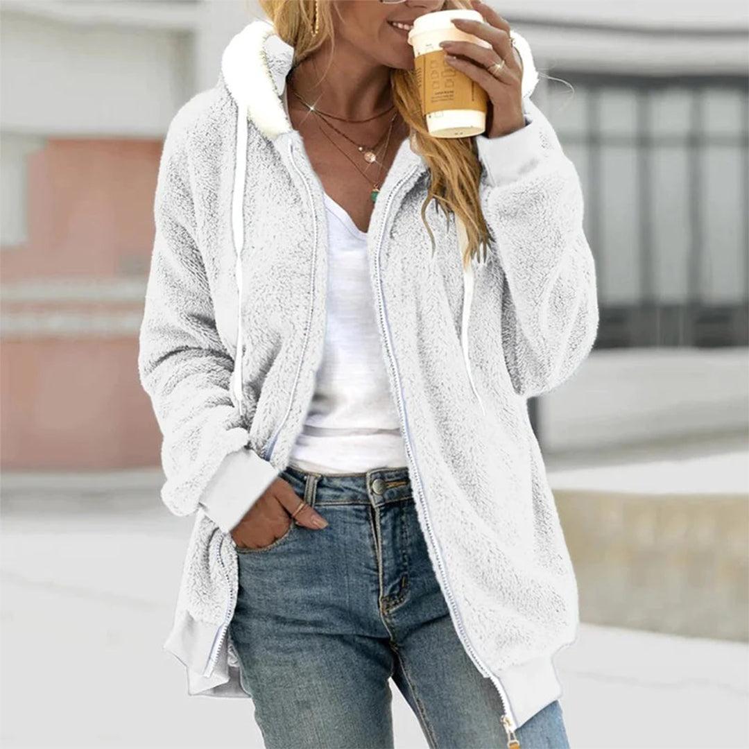 Isabella | Bequemer Cardigan mit Kapuze für Damen - Elle Zürich