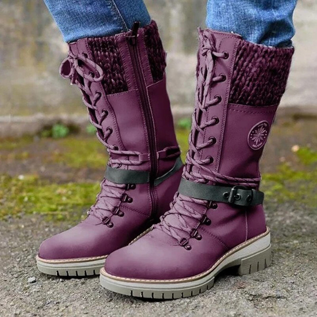 Helene | Damen Stylische Winter Wanderstiefel