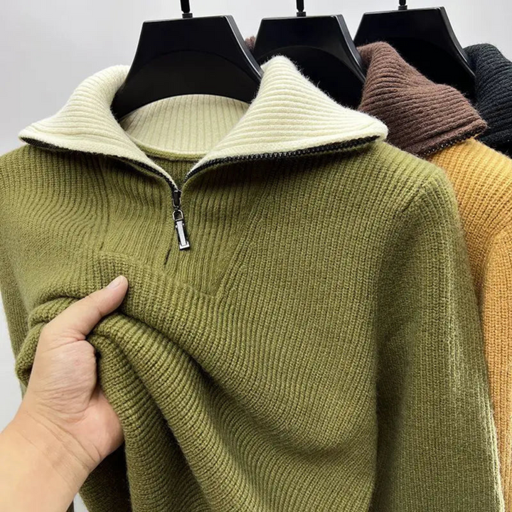 Otto | Herren Strickpullover mit Reißverschluss für Winterwärme - Elle Zürich