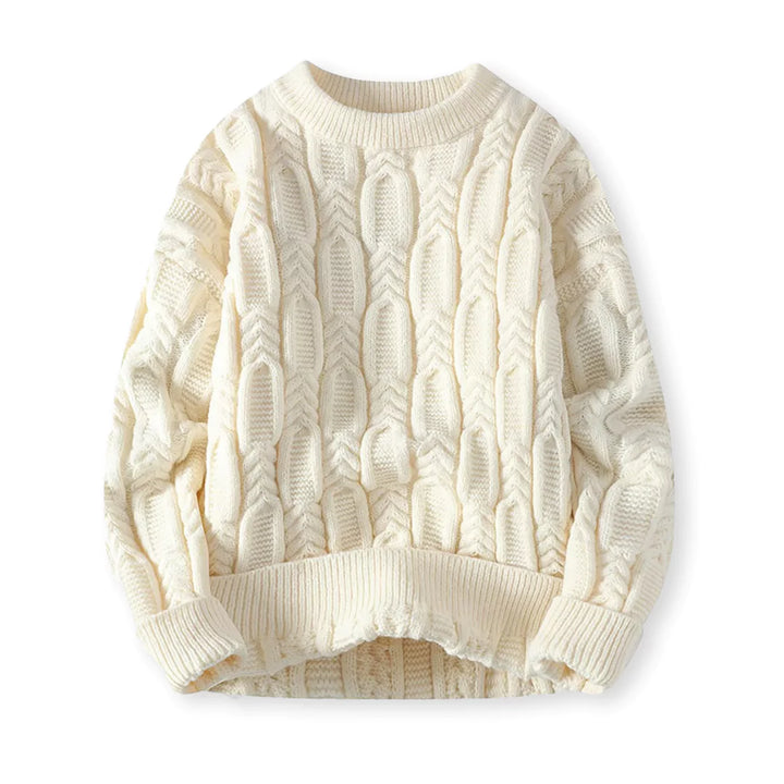 Stefan | Herren Kuscheliger Zopfmuster Pullover für Winterkomfort - Elle Zürich