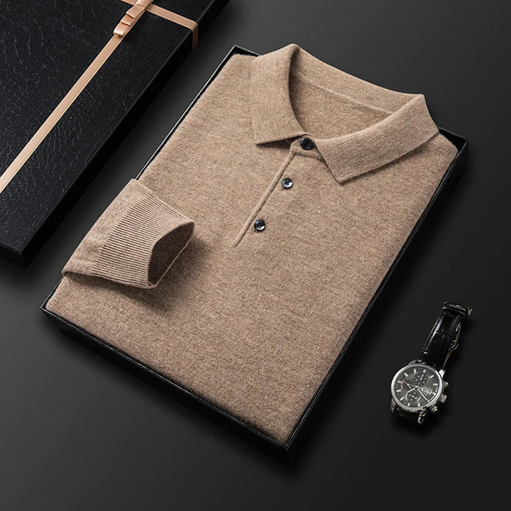 Lutz | Herren Freizeit Strick Polo Pullover - Elle Zürich