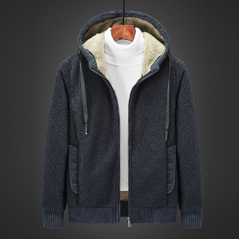 David | Herren Hoodie-Jacke mit Reißverschluss - Elle Zürich