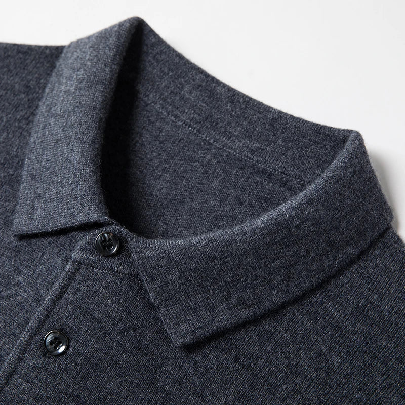 Lutz | Herren Freizeit Strick Polo Pullover - Elle Zürich
