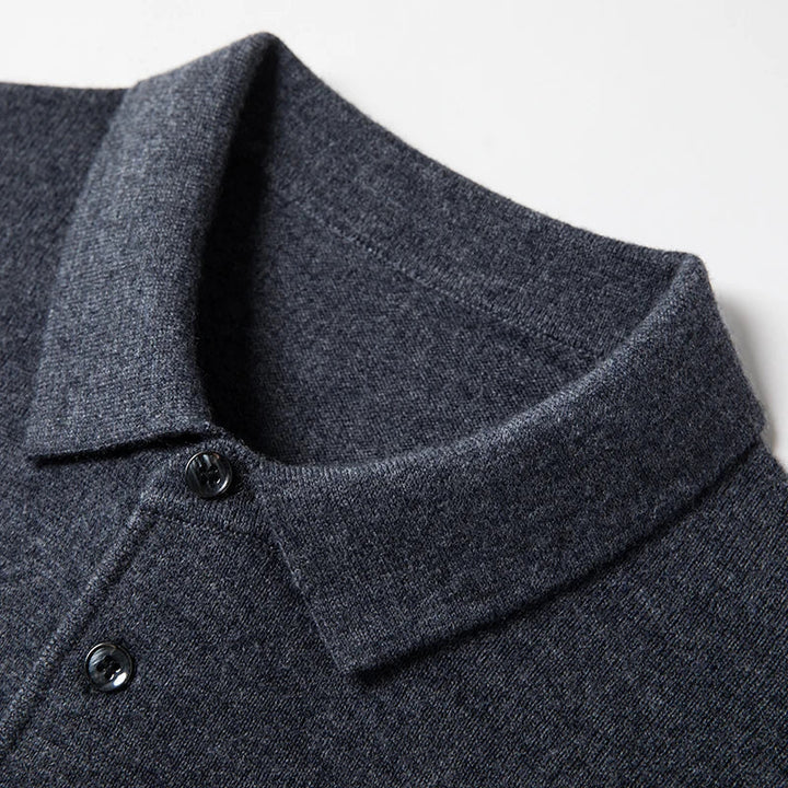 Lutz | Herren Freizeit Strick Polo Pullover - Elle Zürich