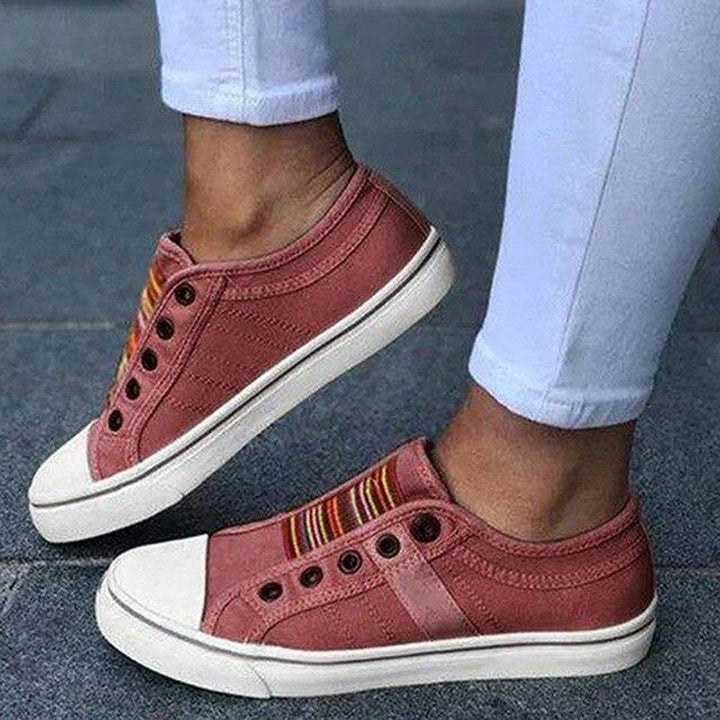 Rita | Damen Slip-On Sneakers mit Elastischen Bändern - Elle Zürich