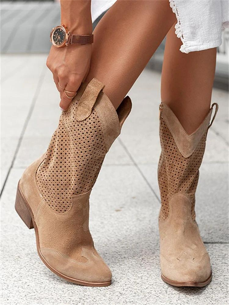 Emma | Stylische Trendige Cowboy-Stiefel Damen - Elle Zürich