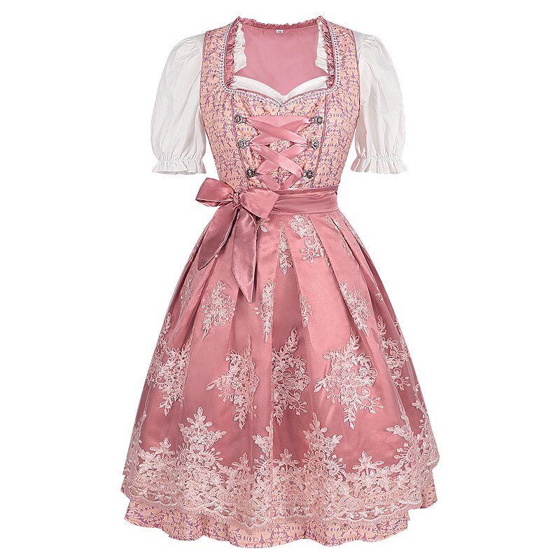 Franziska | Traditionelles Oktoberfest-Dirndl mit Satinschleife - Elle Zürich