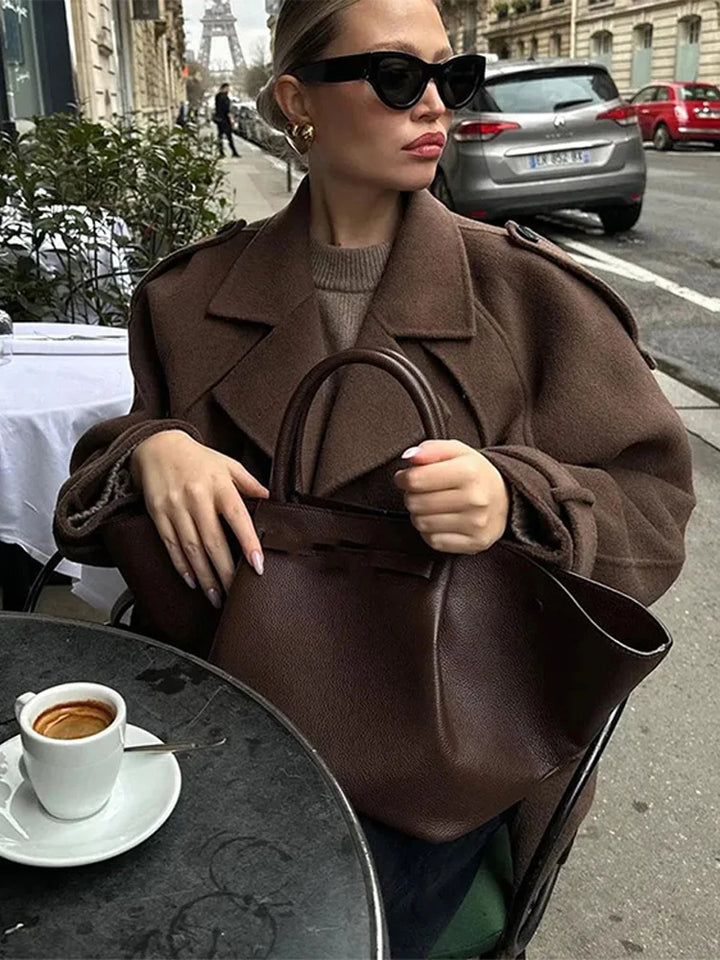 Isabella | Frauen Winterjacke mit Taillengürtel - Elle Zürich