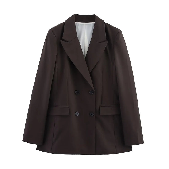 Maria | Schickes Formelles Anzugset mit Tailliertem Langen Blazer für Damen