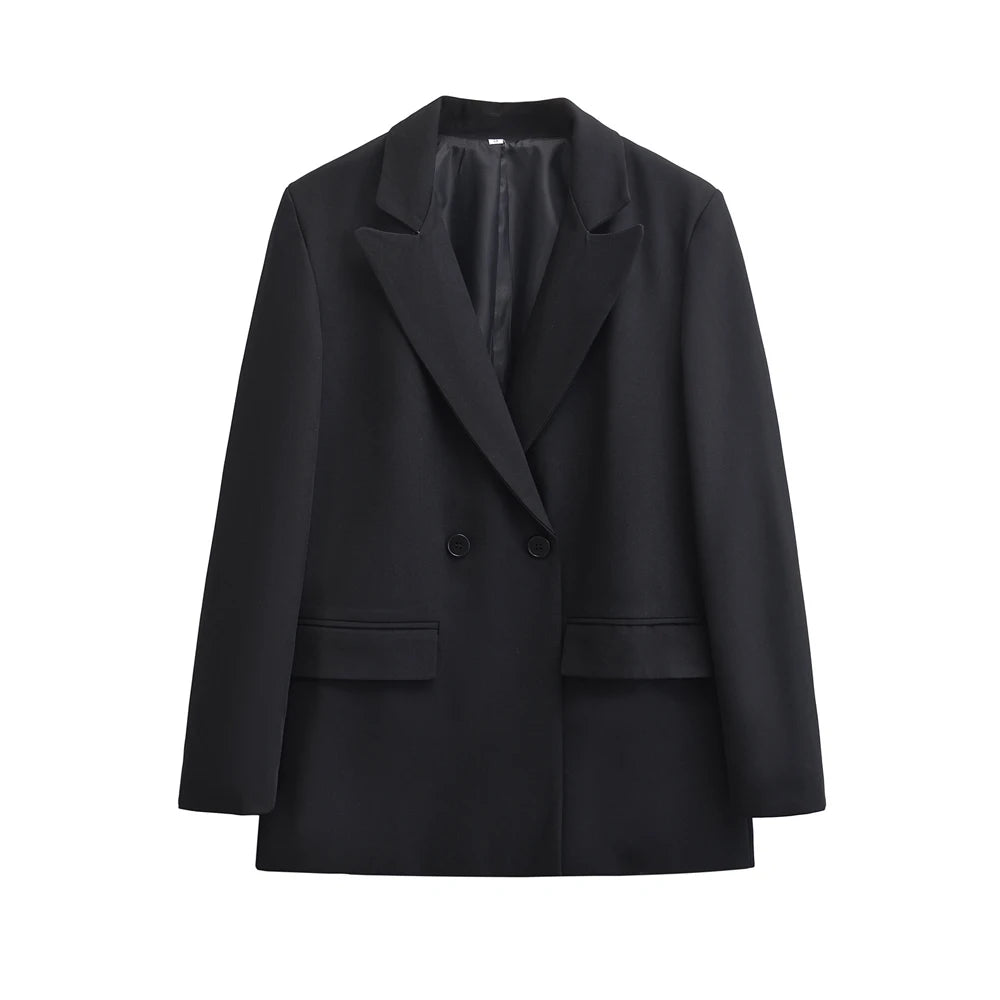 Monika | Bequemer Winterblazer für Damen mit Knöpfen und Taschen - Elle Zürich