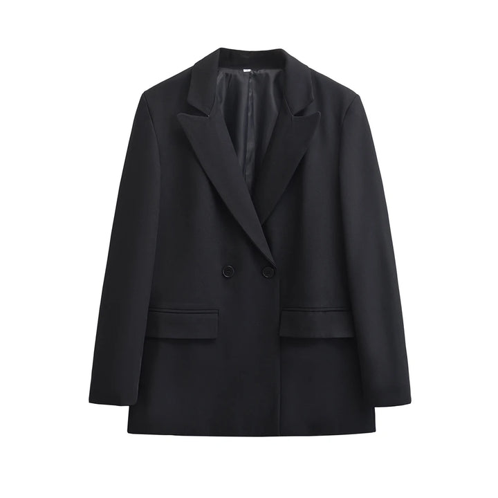Monika | Bequemer Winterblazer für Damen mit Knöpfen und Taschen - Elle Zürich
