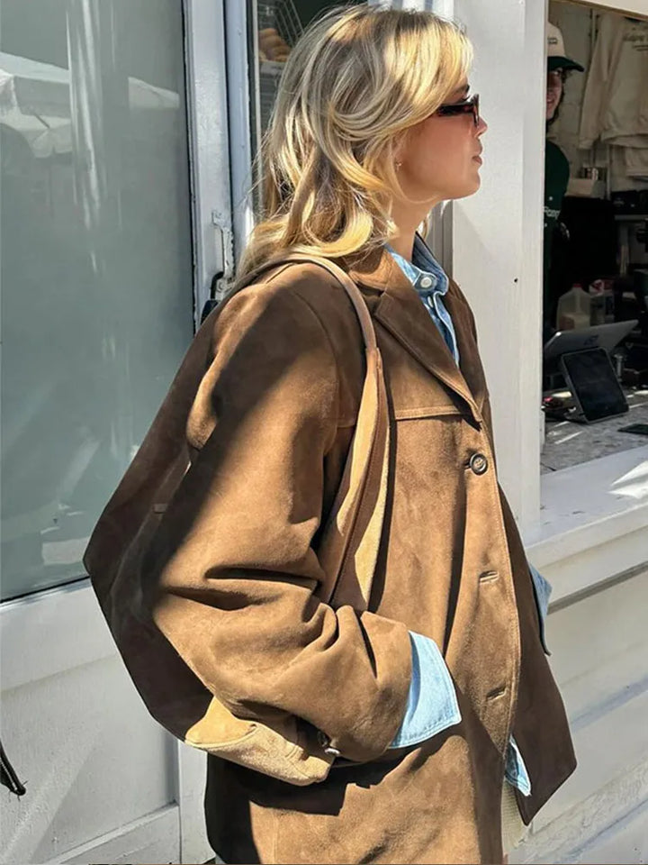 Felicia | Stilvolle Freizeitjacke in Braun - Elle Zürich