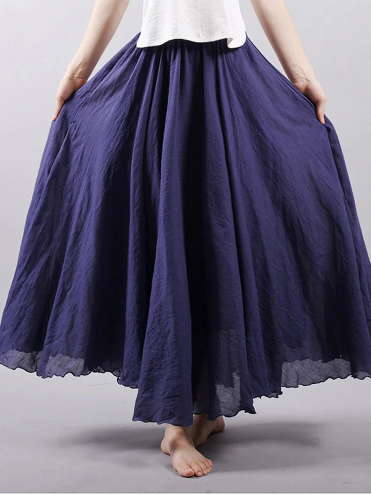 Petra | Luftiger Maxi-Rock mit Hoher Taille - Elle Zürich