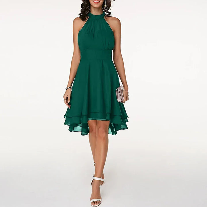 Katharina | Elegantes Neckholder-Kleid mit fließendem Schnitt