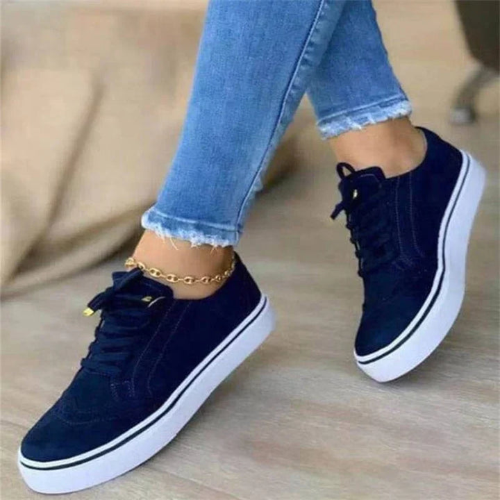 Felicia | Damen Lässige Plateau Sneakers für den Alltag - Elle Zürich