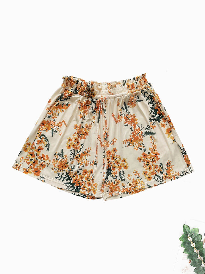 Hanna | Damen Sommershorts mit Blumenmuster - Elle Zürich