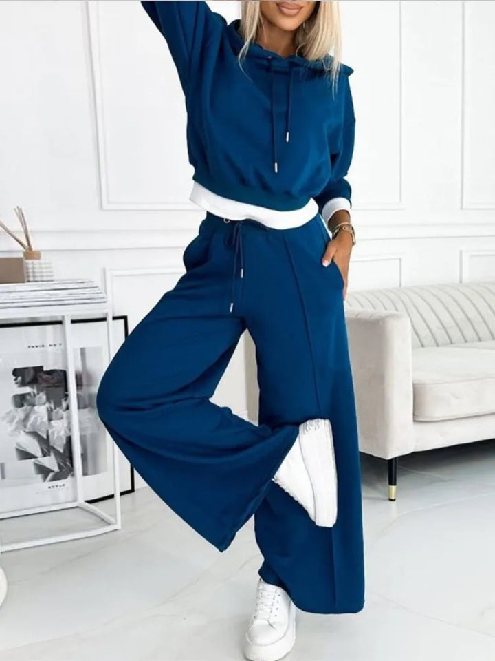 Frieda | Damen Lässiges Zweiteiliges Hoodie Set - Elle Zürich