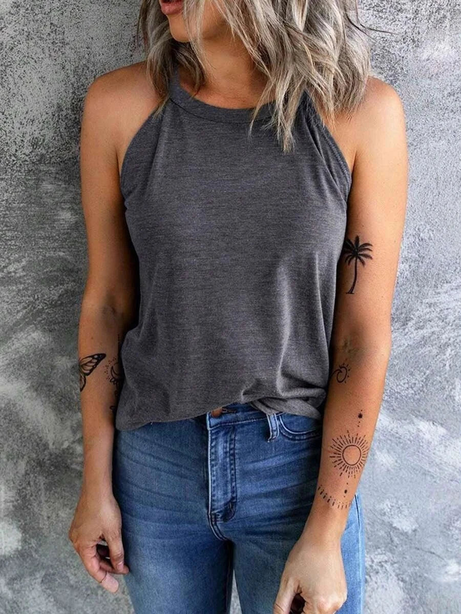 Magdalena | Damen Sommer-Freizeit-Tanktop ohne Ärmel - Elle Zürich