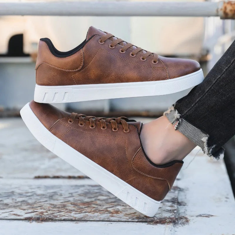 Paul | Herren Casual Low-Top Ledersneaker - Elle Zürich