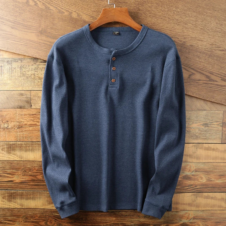Emil | Herren Freizeit-Henleyshirt mit langen Ärmeln - Elle Zürich
