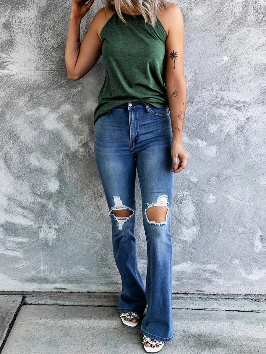 Magdalena | Damen Sommer-Freizeit-Tanktop ohne Ärmel - Elle Zürich