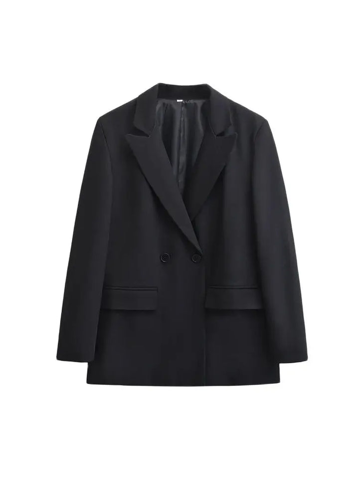 Monika | Bequemer Winterblazer für Damen mit Knöpfen und Taschen - Elle Zürich