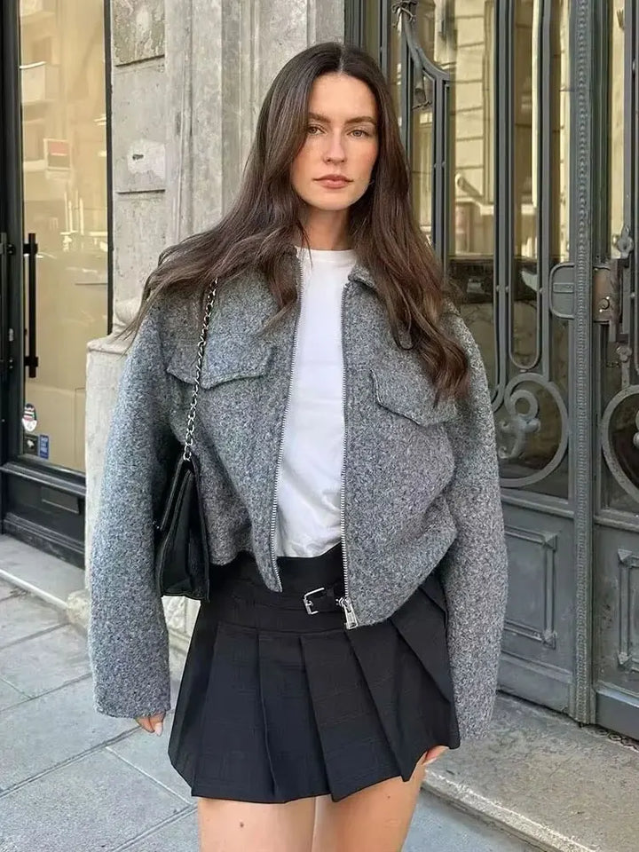 Martina | Frauen Winterjacke mit Reißverschluss - Elle Zürich