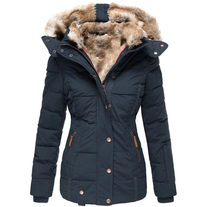 Frieda | Kuschelige Winterjacke mit Fellfutter - Elle Zürich