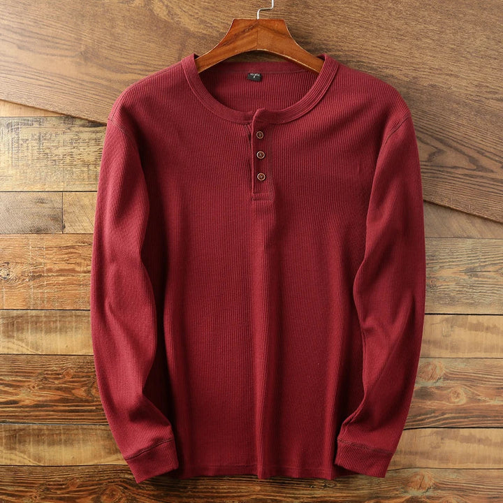 Emil | Herren Freizeit-Henleyshirt mit langen Ärmeln - Elle Zürich