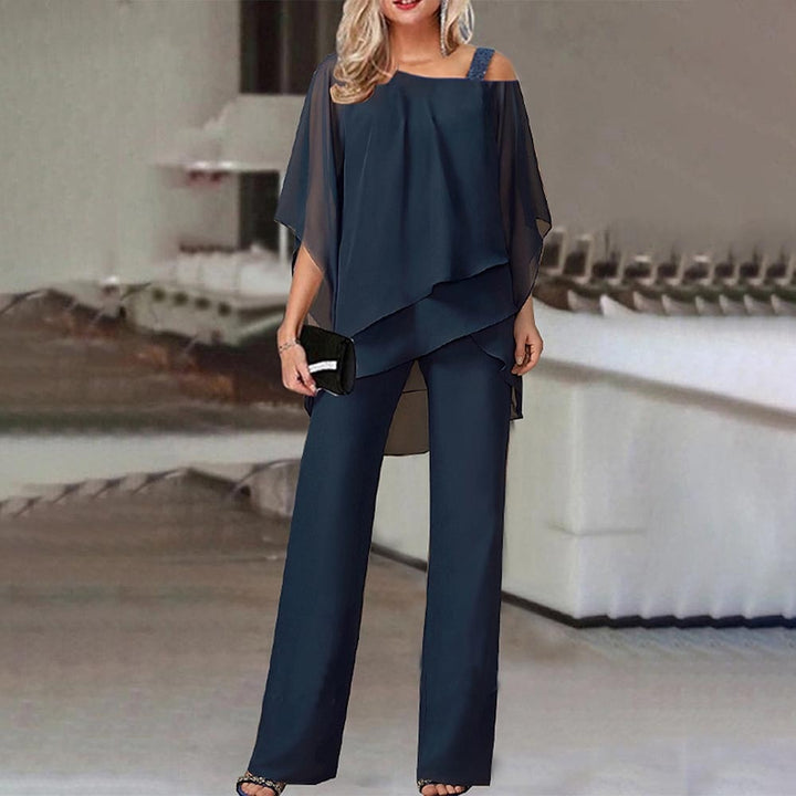 Julia | Elegantes Zweiteiliges Set mit Cold-Shoulder-Top - Elle Zürich