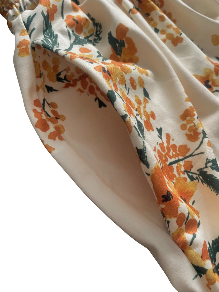 Hanna | Damen Sommershorts mit Blumenmuster - Elle Zürich