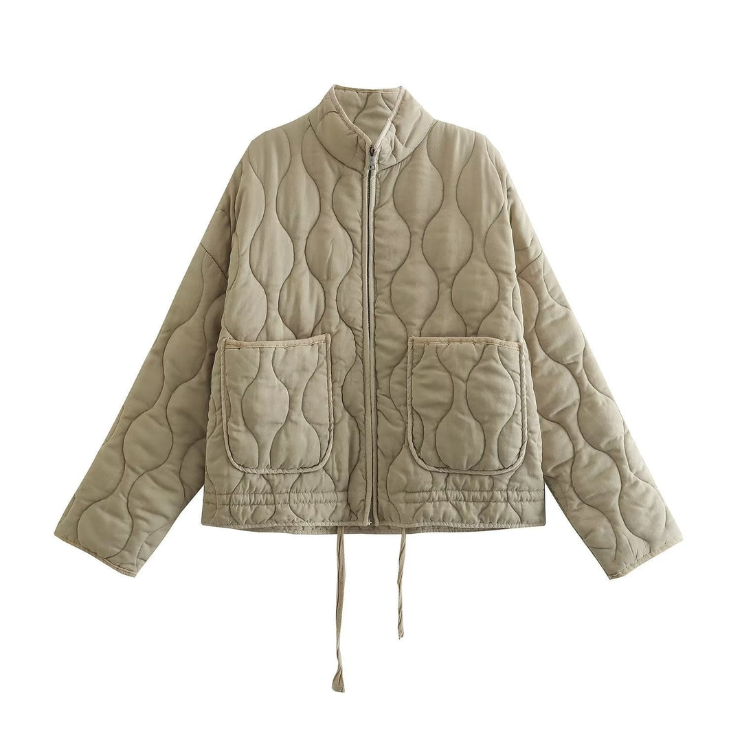Anja | Stilvolle gesteppte Zip-Up Jacke - Elle Zürich