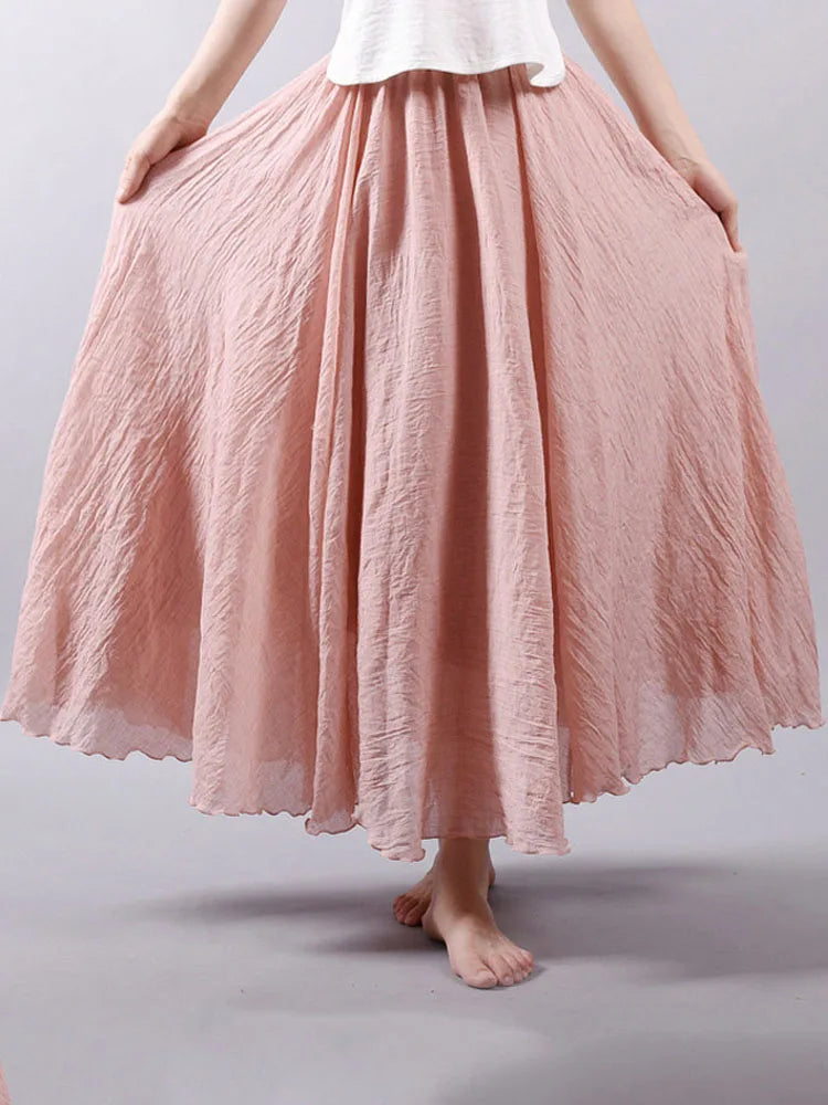 Petra | Luftiger Maxi-Rock mit Hoher Taille - Elle Zürich