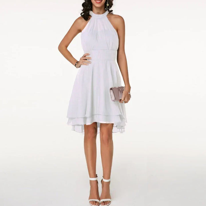 Katharina | Elegantes Neckholder-Kleid mit fließendem Schnitt
