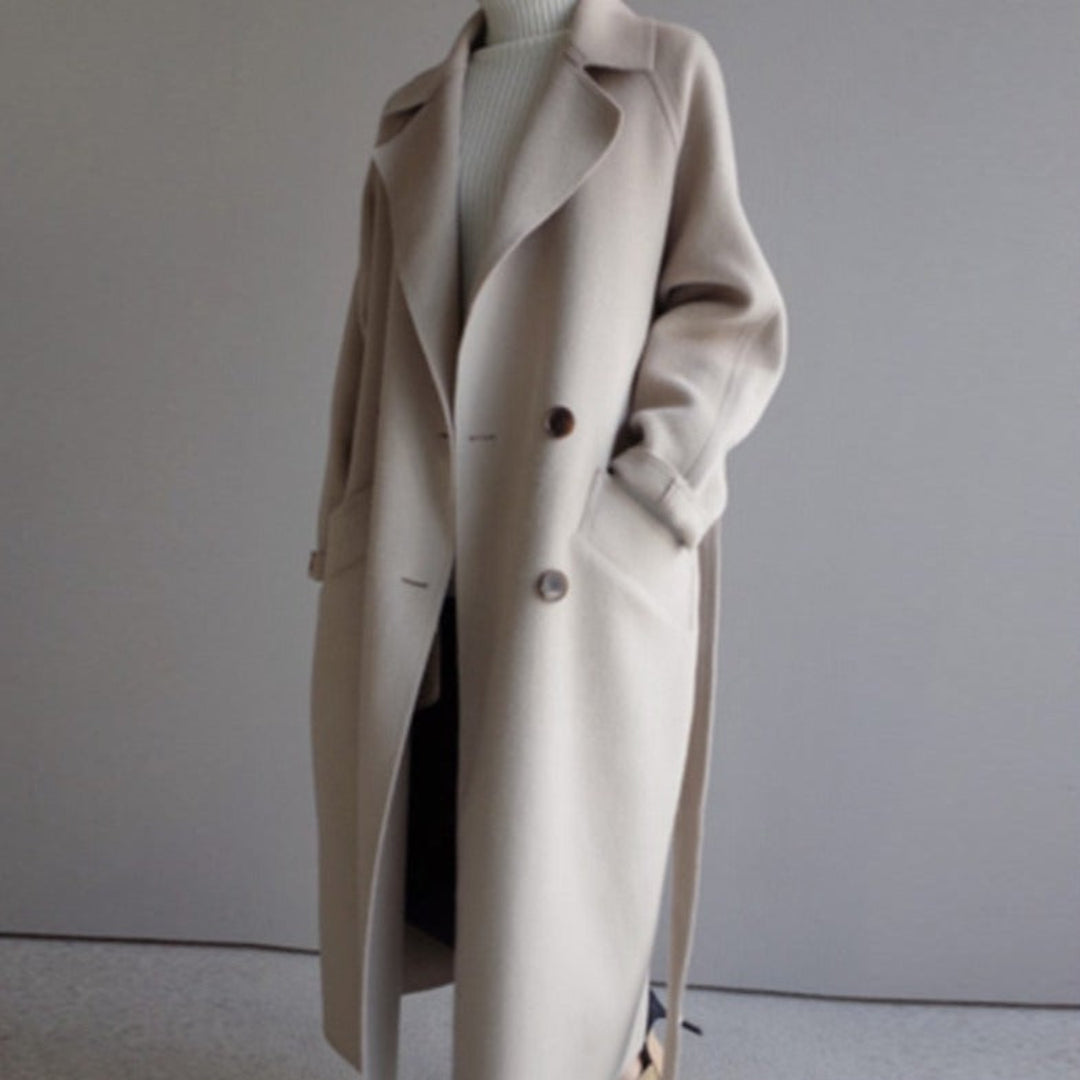 Lydiaa | Damen Oversized Langmantel mit Seitentaschen - Elle Zürich
