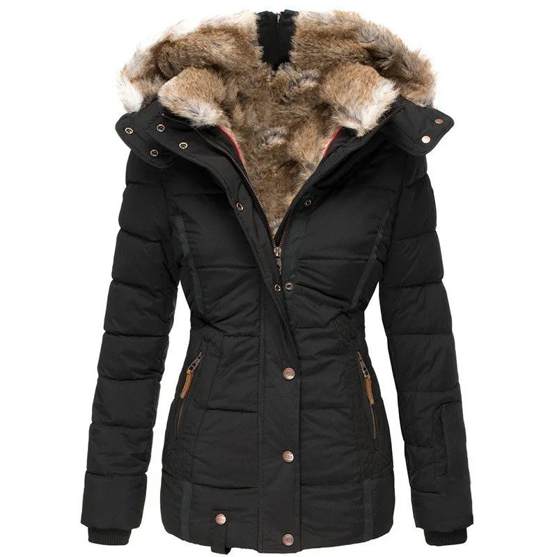 Frieda | Kuschelige Winterjacke mit Fellfutter - Elle Zürich