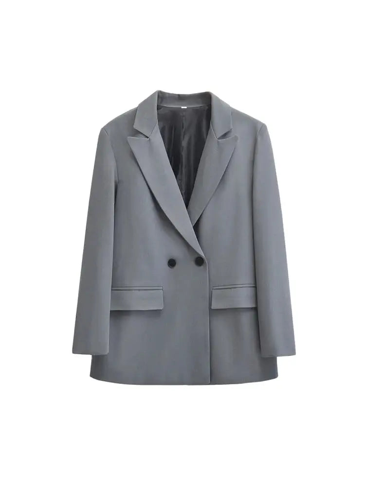 Monika | Bequemer Winterblazer für Damen mit Knöpfen und Taschen - Elle Zürich
