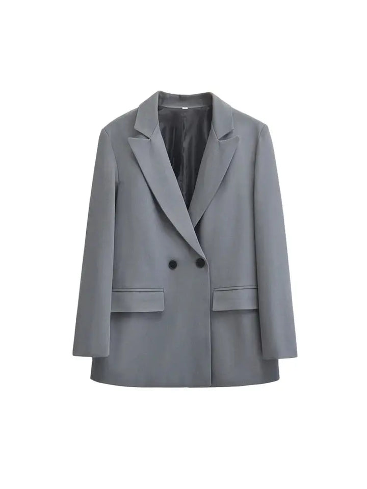 Monika | Bequemer Winterblazer für Damen mit Knöpfen und Taschen - Elle Zürich