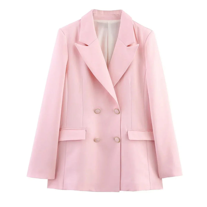 Maria | Schickes Formelles Anzugset mit Tailliertem Langen Blazer für Damen