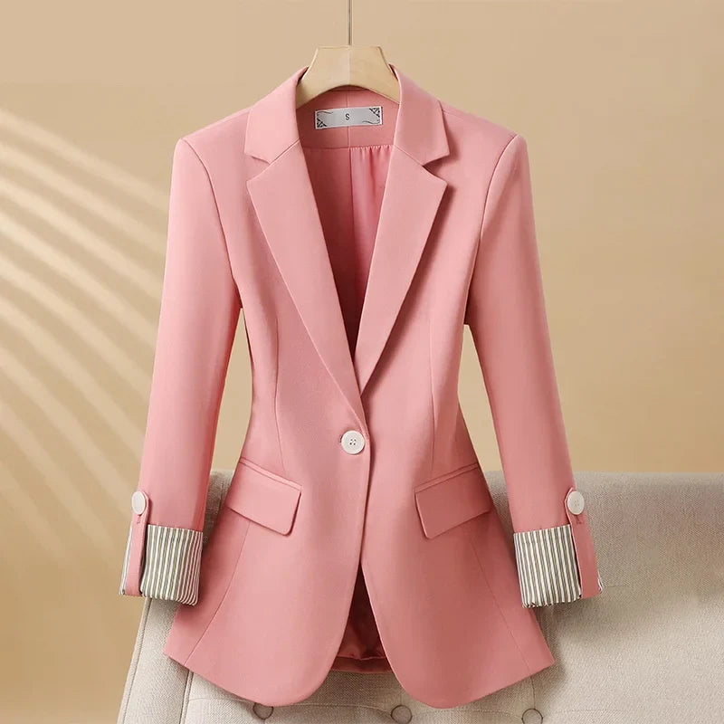 Marissa | Damen Winter Klassischer Blazer mit Knöpfen - Elle Zürich