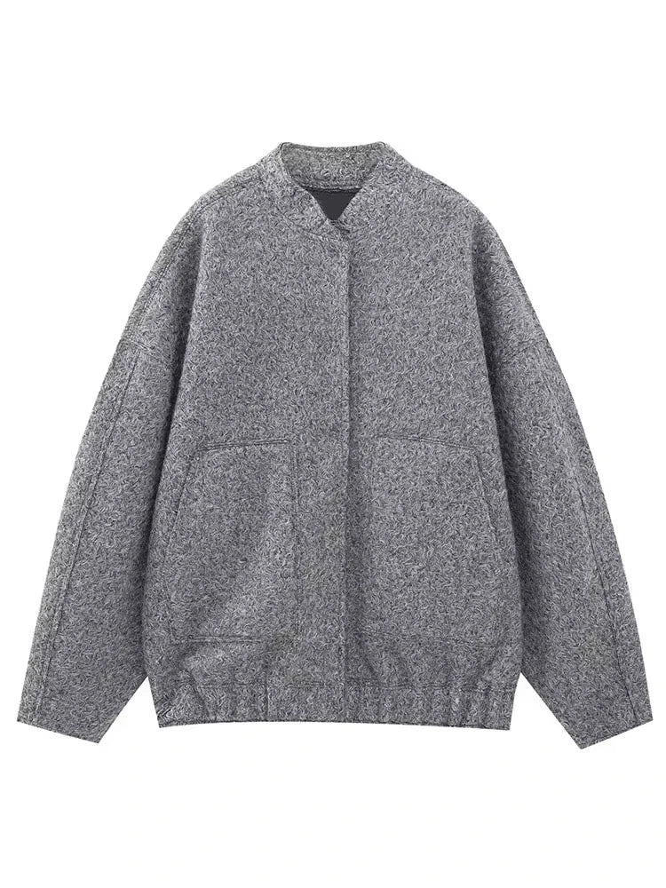 Karin | Damen Winterjacke mit Knöpfen und lockerer Passform - Elle Zürich