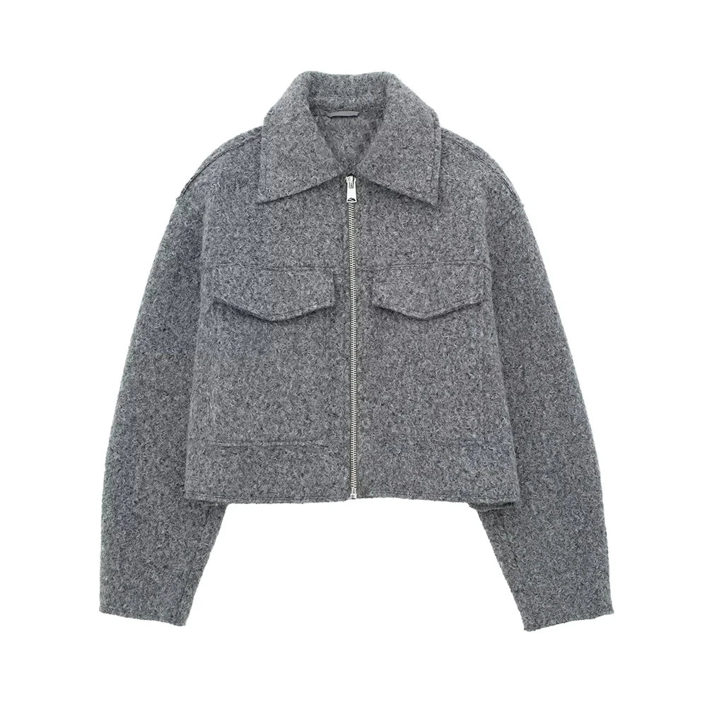 Martina | Frauen Winterjacke mit Reißverschluss - Elle Zürich